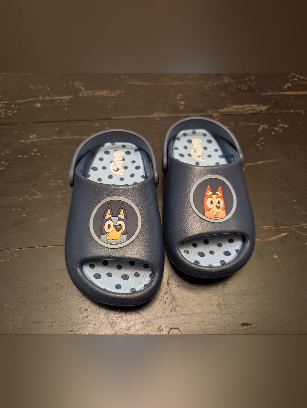 Bluey Character Open-Toe Slide Casual Sandals Toddler Child Size 11 TV Series